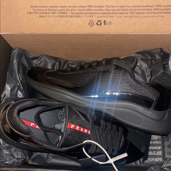 Prada Men's Black Sneakers - Picture 5 of 9